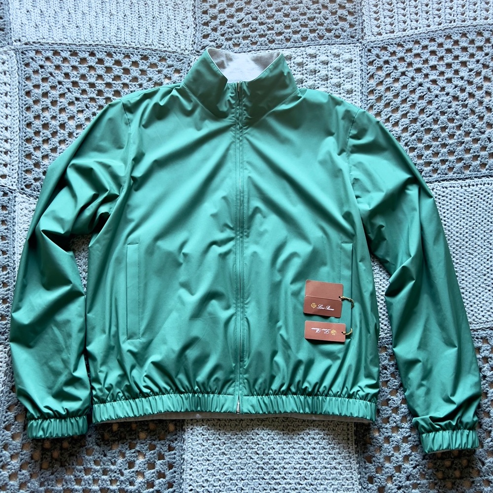 NWT - Loro Piana Bomber Windmate Stretch - MEDIUM - Green
